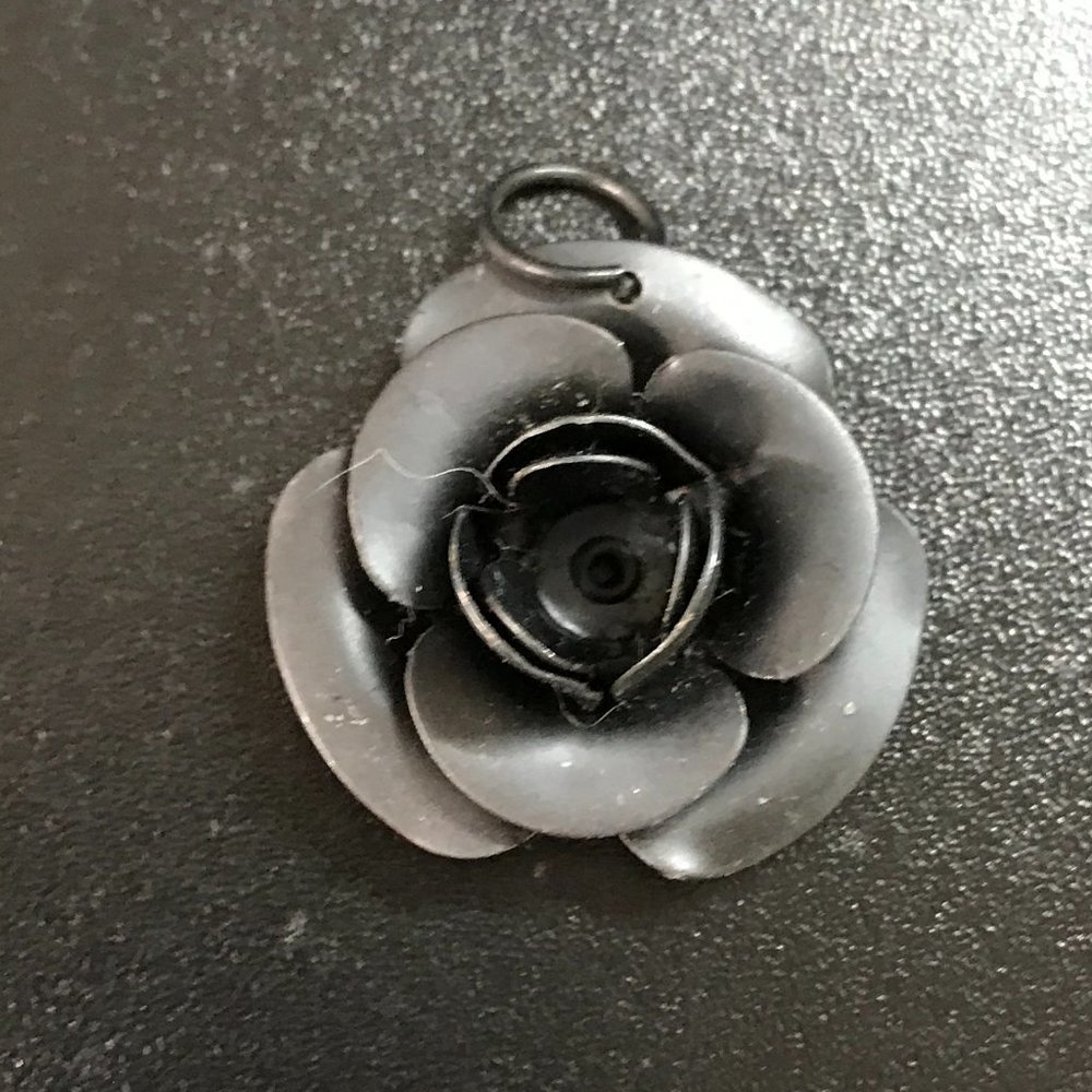 Black Rose Pendant